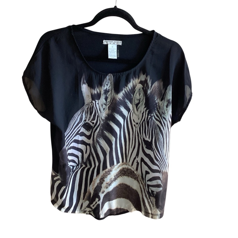 Animal print Alberto Makaila‎ top